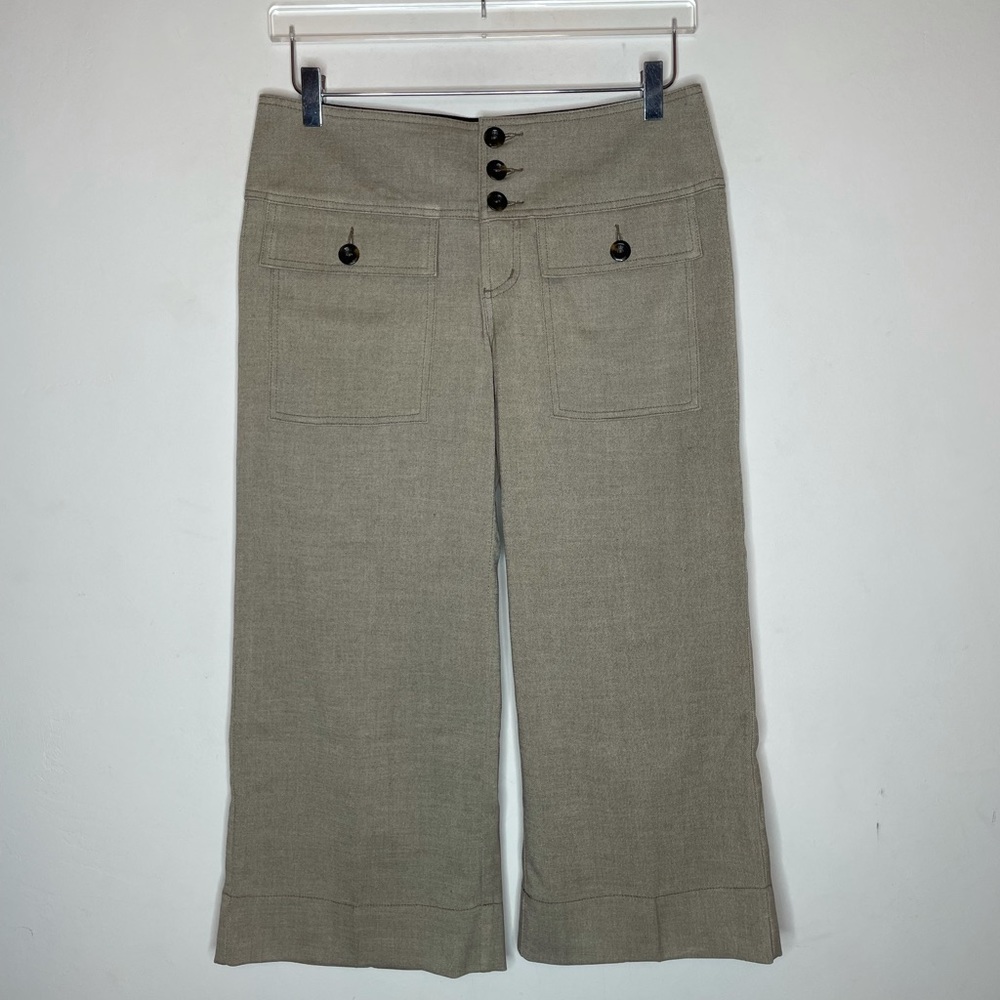 Billy Blues khaki  linen tweed dress pants. Size 4